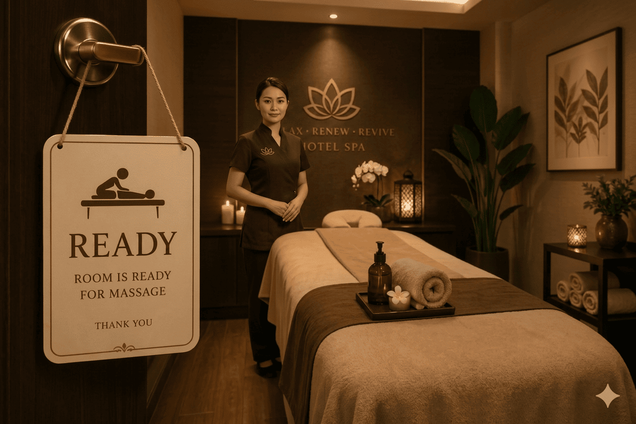 Terapis profesional layanan massage panggilan